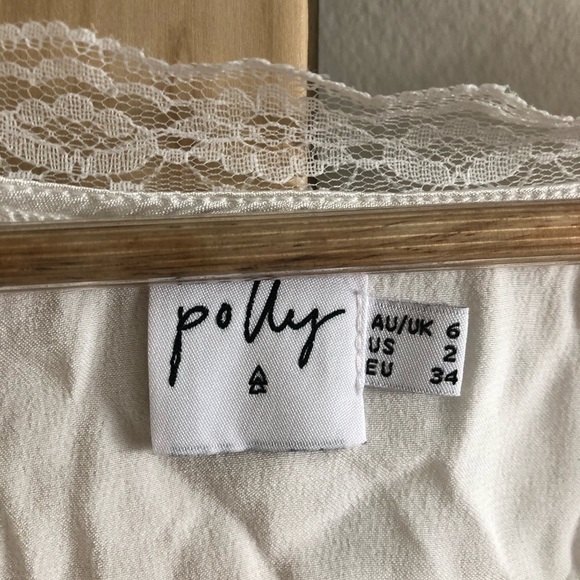 ❤️sold❤️ PRINCESS POLLY SILK TIE TOP - Picture 4 of 4